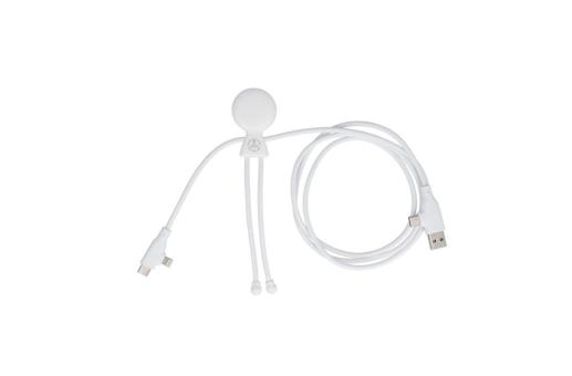 Enjoy Technology Xoopar Mr. Bio Lang 60 W PD Multi-Ladekabel 1.2 Meter Weiß
