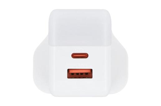 Xoopar ICE-G 65W GaN Power Adapter with UK Plug White