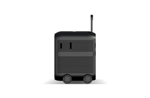 Enjoy Technology Xoopar Luggie GaN Weltreise-Adapter-Trolley Schwarz