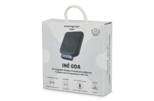 Enjoy Technology 4026 - Xoopar Ine Oda Drahtlose Powerbank Kompatibel mit MagSafe 5000 mAh Schwarz