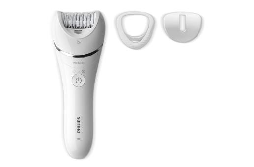 BRE700|Philips Epilator for legs and body, Wet &amp; Dry White