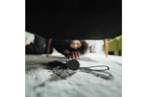 Aqiila Tagbird Waterproof Tracker with Keyring Black