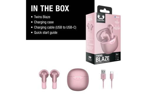 3TW2200 I Fresh 'n Rebel Twins Blaze - True Wireless earbuds with ENC Pink
