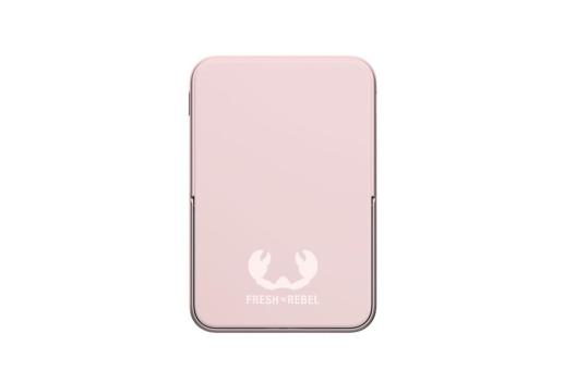 Fresh 'n Rebel Wireless Powerbank 10000mAh Compatible with MagSafe Pink