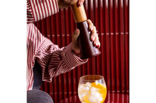 Sagaform Gurken Salt or Pepper Grinder Medium, 20,5cm Dark red
