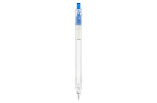 R-PET pen Transparent blue