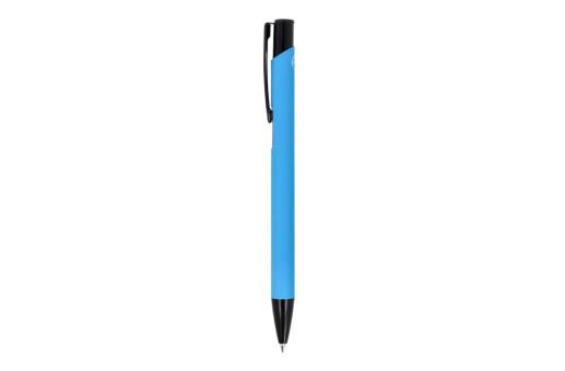 Alicante soft touch R-AL black ink Blue/black pusher
