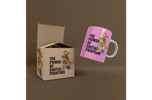 Custommade giftbox for mugs Brown