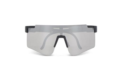 Tom R-PC Sport-Sonnenbrille mit verspiegelten Gläsern UV400 Schwarz