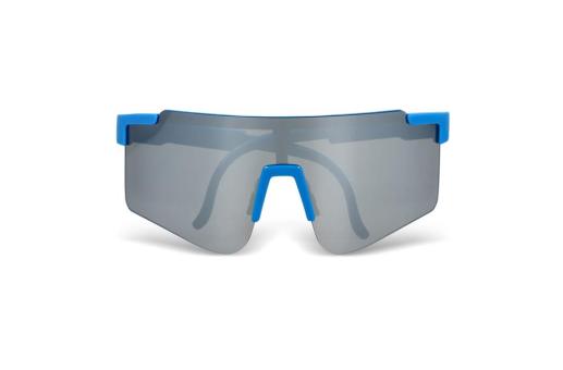 Tom R-PC sports sunglasses with mirror lens UV400 Light blue