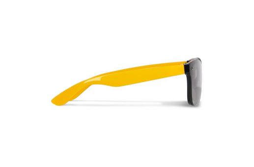 Justin R-PC Sonnenbrille mit verspiegelten Uni-Gläsern UV400 Gelb