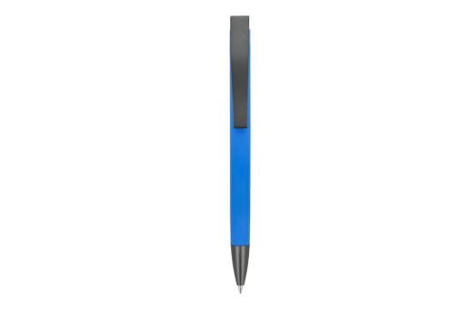 Ballpen Vegas softtouch metal clip Aztec blue