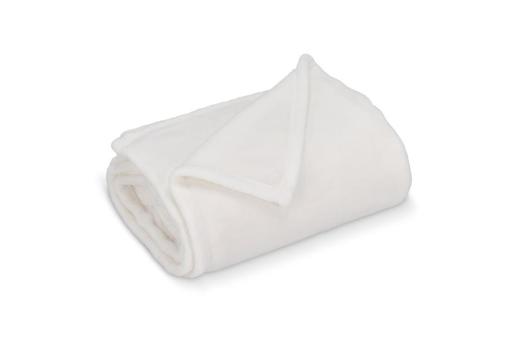Coral fleece blanket OEKO-TEX® sublimation 130 x 170 cm 270 g/m² White