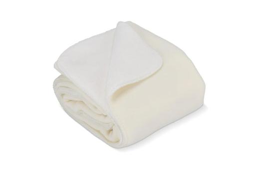 Sherpa fleece blanket OEKO-TEX®  sublimation 130 x 170 cm 510 g/m² White