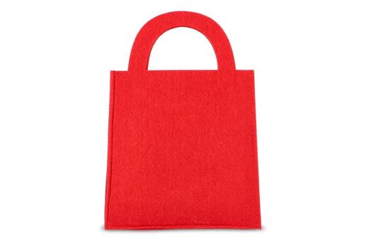 Filz-Geschenktüte 15 x 21 cm Rot