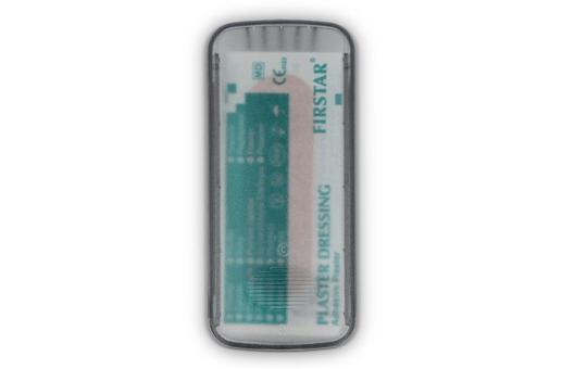 Pflasterbox mit 5 PE-Pflastern (56 × 18 mm) Schwarz