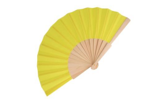 Hand fan wood &amp; R-PET 