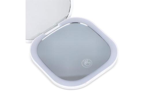 LED-Kompakt-Spiegel 350 mAh Weiß