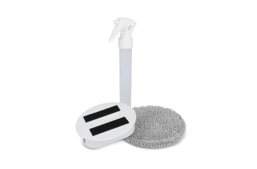 2-in-1-Spray und Reinigungstuch Weiß