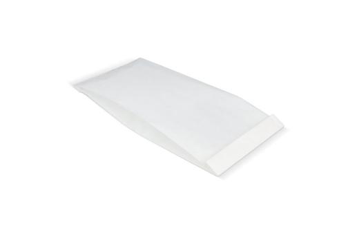 Papiertüte 50g/m² 14 x 6 x 27cm Weiß