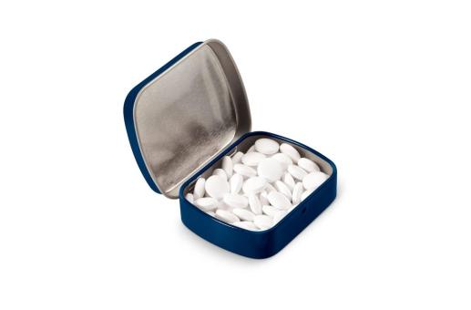 Mini tin peppermint box Dark blue