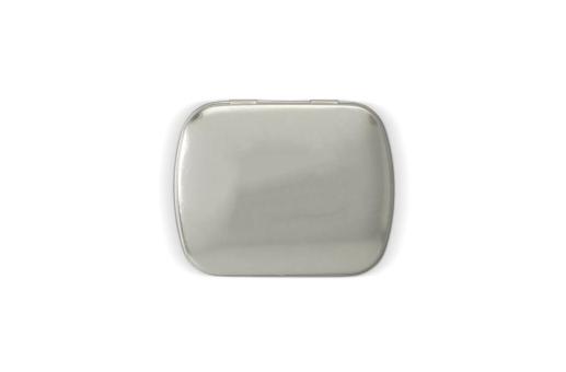 Mini tin peppermint box Silver