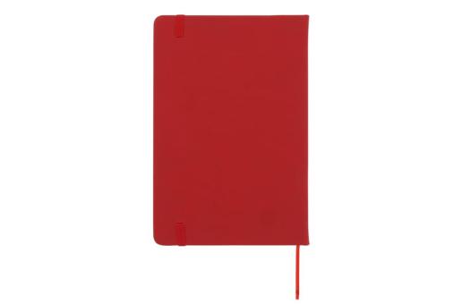 Notizbuch A5 PU mit Rasterpunktseiten Rot