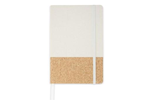 Notizbuch Baumwolle &amp; Kork A5 Natur