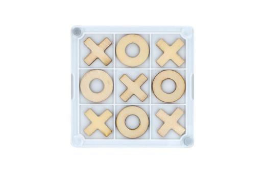 Tic-Tac-Toe coaster White