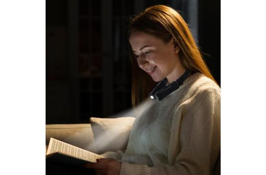 Rechargeable hands-free neck torch Black