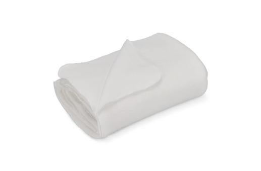 R-PET Fleece-Decke Sublimation 120 x 150 cm 250 g/m² Weiß