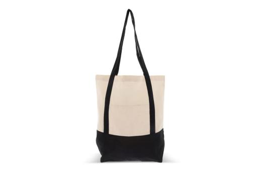 Shopping bag OEKO-TEX® cotton 140g/m² 40x10x35cm Black