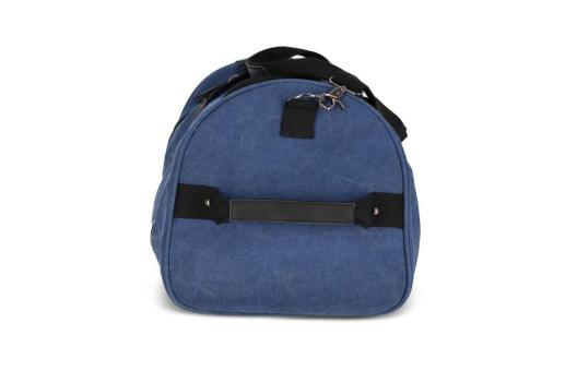 Seesack aus recyceltem Baumwoll-Canvas Harper Dunkelblau