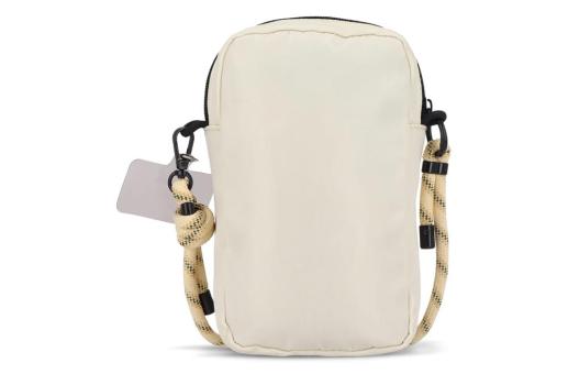 Crossbody Flaschenhalter-Tasche mit Paracord-Gurt Beige