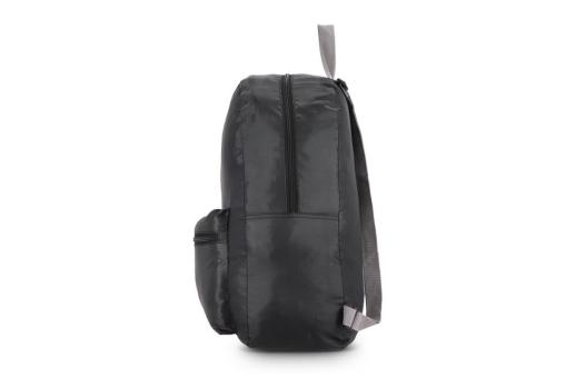 R-PET 190T Leichter Rucksack 30,5 x 12,7 x 42 cm 16 l Schwarz