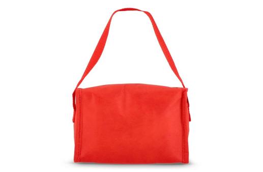 R-PET 6 Can cooler bag non-woven 20x 13 x 12.5cm 75g/m² Red