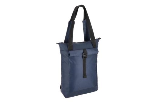 rPET 600D Navi Laptop-Rucksack 36 x 40 x 10 cm Dunkelblau