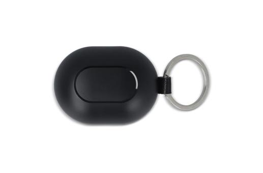 Mini Wireless Earbuds Keychain size Black