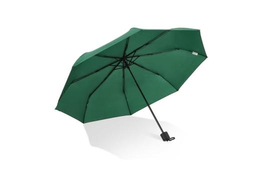 Congo 190T Pongee 21" Faltbarer Regenschirm Dunkelgrün