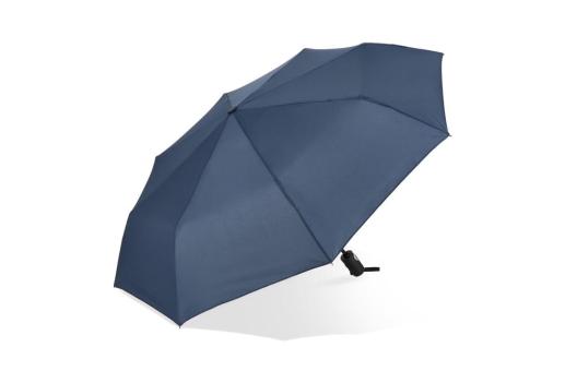 Taman Pongee 21" Faltbarer windproof Regenschirm Auto open & close Dunkelblau