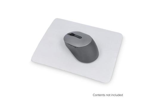 Microfiber mouspad with silicon dots 18x22cm (325g/m²) sublimation White