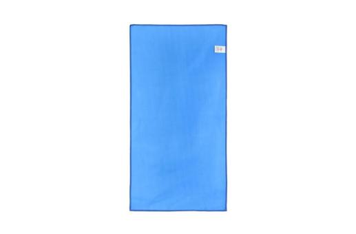 R-PET quick dry sports towel 40x80cm with pouch (200g/m²) sublimation Aztec blue