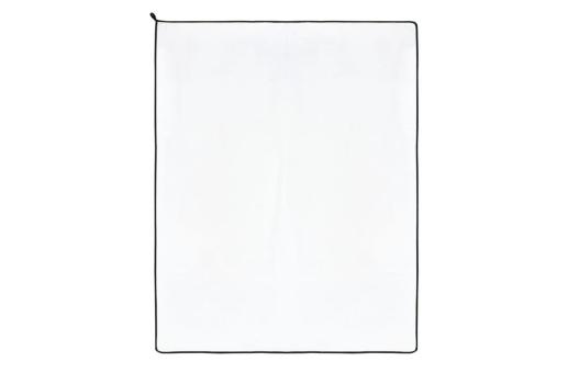 Vliesdecke 120×150 cm, 500 g/m² Korallenvlies, sublimationsdruckfähig. Schwarz