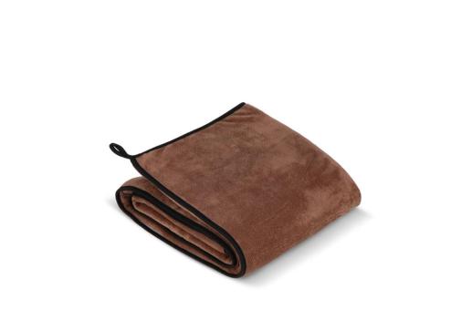 Vliesdecke 120×150 cm, 500 g/m² Korallenvlies, sublimationsdruckfähig. Taupe