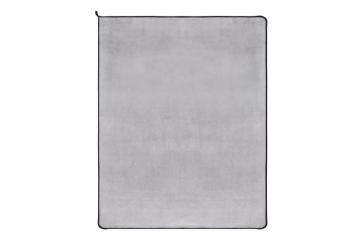Vliesdecke 120×150 cm, 500 g/m² Korallenvlies, sublimationsdruckfähig. Grau