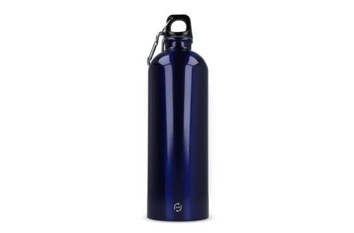 R-Edelstahl einwandige Flasche mit Karabiner 750ml Dunkelblau