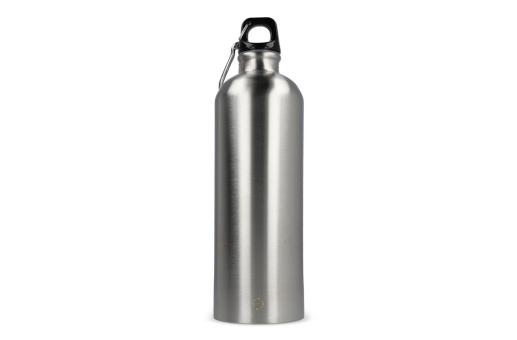 R-Edelstahl einwandige Flasche mit Karabiner 750ml Silber