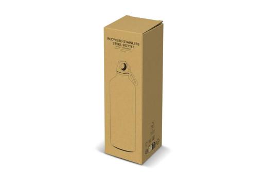R-Edelstahl einwandige Flasche mit Karabiner 750ml Blau