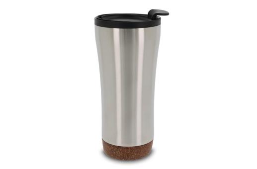 Double walled tumbler cork base 480ml 