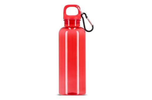 Noa water bottle R-PET 500 ml Transparent Transparent red